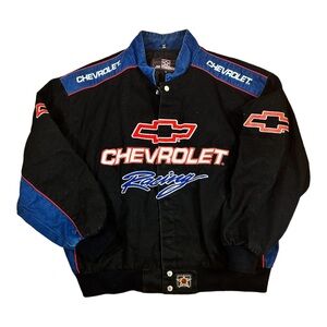 Vintage Chevrolet Racing NASCAR Jacket - XL (25" x 26")